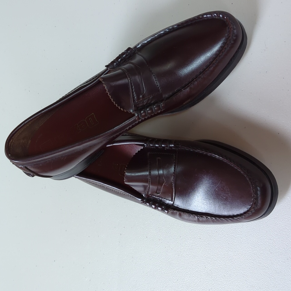 Dexter Men's Penny Loafers in oxblood